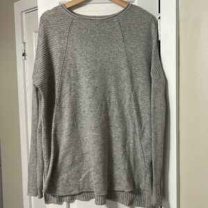 Lord & Taylor Brand Grey Oversized Sweater
